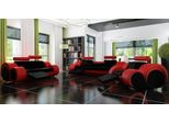 Divano Berlin Divano Imbottito Set 3+2 Posti Divano Di Design Divano In Pelle Con Usb Nuovo