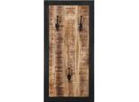 Vidaxl Appendiabiti 40X2X80 Cm Legno Massiccio Grezzo Mango