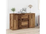 Vidaxl Credenza Con Cassetti In Legno Di Recupero 120 X 36 X 69 Cm Materiale A Base Di Legno