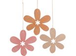 Ciondoli Decorativi In Legno A Forma Di Fiore Per Decorazioni Creative, 12 Pezzi