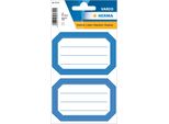 Herma 5714 Etichette Scolastiche Neutre Con Bordo Blu 82X55 Mm