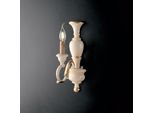 Fiorenza Applique In Legno Avorio E Foglia Oro 1 Luce .12 P.21 BL172-AP1-AV