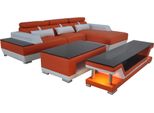 Divano In Pelle Zona Giorno Angolo Suite Design Moderno Divano A L Con Chaise K5015D