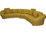 Divano Angolare Rotondo Con Cuscino Usb Xxl Grande Divano Rotondo Zona Giorno Forma U Nuovo