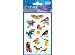 Avery Zweckform® 55713 Z-Design 55713, Adesivi Decorativi, Uccelli, 3 Fogli/33 Adesivi