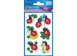 Avery Zweckform® 53281 Z-Design 53281, Adesivi Decorativi, Coccinella, 2 Fogli/12 Adesivi