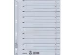 Leitz 1650-00-85 1650 TrennbläTter - A4 ÜBerbreite, 100 StüCk, Grau