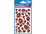 Avery Zweckform® 4400 Z-Design 4400, Adesivi Decorativi, Coccinella, 3 Fogli/114 Adesivi