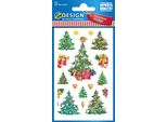 Z-Design 52401, Adesivi Natalizi, Alberi Di Natale, 3 Fogli/51 Adesivi