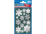 Avery Zweckform 52813 Adesivi Natalizi Fiocchi Di Neve 2 Fogli/28 Pezzi(P)