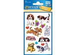 Avery Zweckform® 4340 Z-Design 4340, Adesivi Decorativi, Cani, 3 Fogli/26 Adesivi