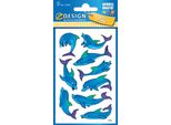Avery Zweckform® 53444 Z-Design Adesivi Per Bambini Delfini 2 Fogli/18 Adesivi