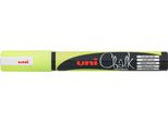 Pennarello Uni-Ball Chalk PWE-5M, Giallo Neon, Punta Rotonda