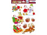 Herma Decor Decalcomania Per Finestra Buon Babbo Natale