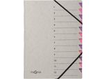 Organizer Pagna "Easy Grey"", Din A4, 12 Cartelle, Viola"