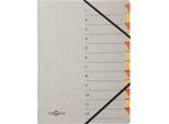 Pagna 44312-12 Organizzatore "Easy Grey"" Din A4 12 Scomparti Arancione"