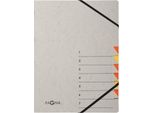 Organizer Pagna "Easy Grey"", Din A4, 7 Tasche, Arancione"