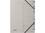 Organizer Pagna "Easy Grey"", Din A4, 12 Cartelle, Blu"