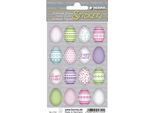Herma Decorazione Sticker Buona Pasqua Uova Colorate