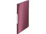 Leitz 3958-00-28 A4, Pp, Con 20 Tasche, Rosso Granata