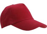 Sols Cappello Da Baseball Unisex Buzz PC370 (Taglia Unica) (Rosso)