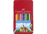 Faber-Castell 115801 Matite Colorate Esagonali 12 Astuccio In Metallo