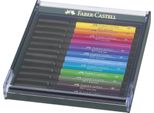 FABER-CASTELL Tuschestift Pitt Artist Pen, Bright, 12Er Etui