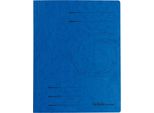 Herlitz 10902880 Herlitz Schnellhefter Quality Karton Blau Din A4
