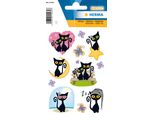 Herma Magic Sticker Cute Cat, Foil Glimmered