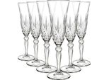 Rcr Crystal Melodia Bicchieri Da Champagne In Vetro - 160 Ml - 6 Pezzi