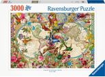 Mappamondo Con Farfalle Ravensburger 17117