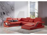 Divano Di Design Divani Divano In Pelle Seduta Angolare Set Tappezzeria Divano Angolare Rosso