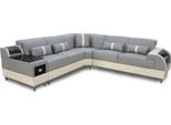 Divano Ad Angolo Divano A L Divano Design Imbottito Set Moderno Ad Angolo Grigio