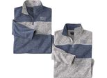 Atlas For Men - Pullover "Wild Park"" Da Uomo (Confezione Da 2) AF1574 (3XL) (Blu/Grigio)"