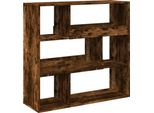Vidaxl Libreria/Divisorio In Rovere Fumé 100X33X94,5 Cm