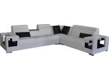 Divano In Pelle Con Divano Usb Zona Living Set Angolare Design Moderno Divano A L