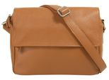 UmhäNgetasche Samantha Look, Damen, Gr. B/H/T: 22Cm X 18Cm X 10Cm Onesize, Braun (Cognac), Leder, Unifarben, Taschen UmhäNgetasche, Echt Leder, Made In Italy