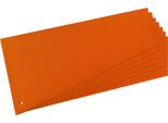 Strisce Divisorie Herlitz, Trapezoidali, Cartone Manila, Arancione