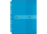 Herlitz Dokumententasche Easy Orga To Go, Transparent-Blau