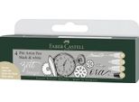 Faber Castell FC-167151 Tekenstift Faber-Castell Set Pitt Artist Pen Zwart En Wit