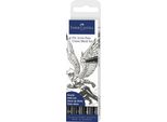 Faber-Castell 267194 FABER-CASTELL Penna A Inchiostro Pitt Per Artisti, Confezione Da 4 Comic