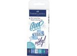 Faber Castell FC-267123 Tekenstift Faber-Castell Pitt Artist Pen Letteringset 6X