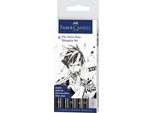 Faber-Castell 167124 Penna Calligrafica Nero 6 Pz