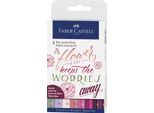 Faber Castell FC-267124 Tekenstift Faber-Castell Pitt Artist Pen Letteringset 8X