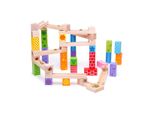 Bigjigs Toys Pista Per Palline In Legno Colorate