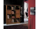Armadio Soggiorno Libreria Credenza Mobili Classici Scaffali Legno