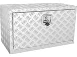 Vevor Cassetta Degli Attrezzi Per Camion Cassetta Degli Attrezzi Per Rimorchi 760X355X405 Mm Cassetta Per Pickup, Cassetta Degli Attrezzi In Alluminio Con Piastra Diamantata Con Serratura E Chiavi, Cassetta Impermeabile Per Rimorchi