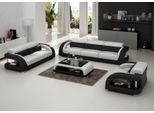 Divano In Pelle Divano Set Di Divani 3+2+1 Posti Design Divano Moderno Nuovo Usb