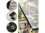 Aopunly Telone Trasparente Impermeabile In Pvc Con Occhielli, Telone Resistente Alle Intemperie Tettoie Resistenti Pieghevole, Telone Di Protezione Dalla Pioggia 3 × 3M Per Mobili Da Giardino Piante Serra