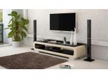 Rtv Tv Sideboard Tavolo In Pelle E Vetro Tavolo Mobile Tv Designer Nuovo TS1010